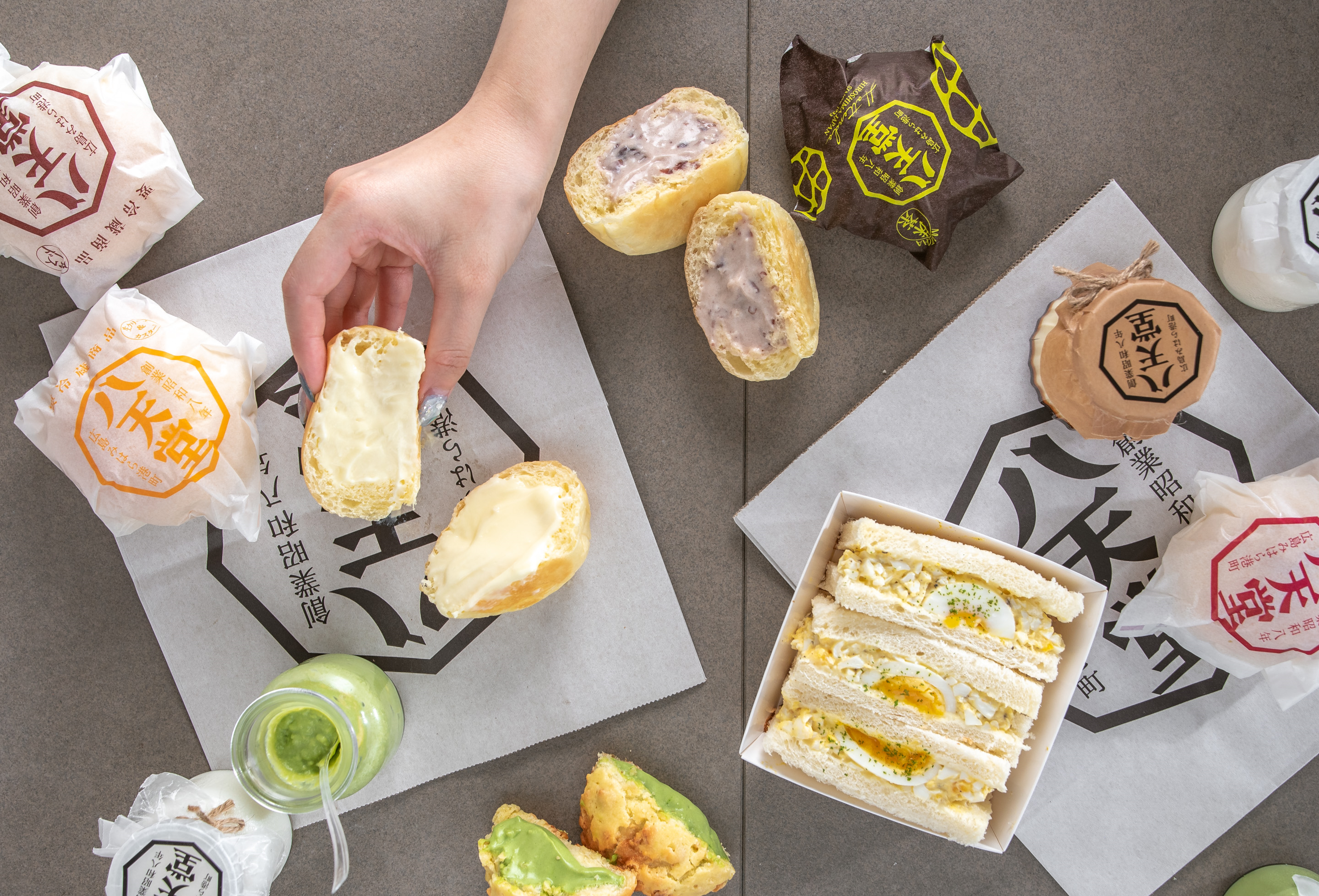 Arranged Food and Objects