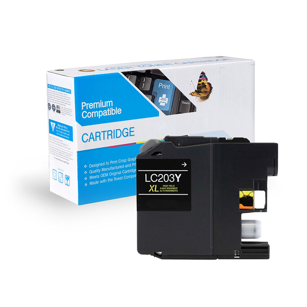 BROTHER LC203Y YELLOW INK CARTRIDGE