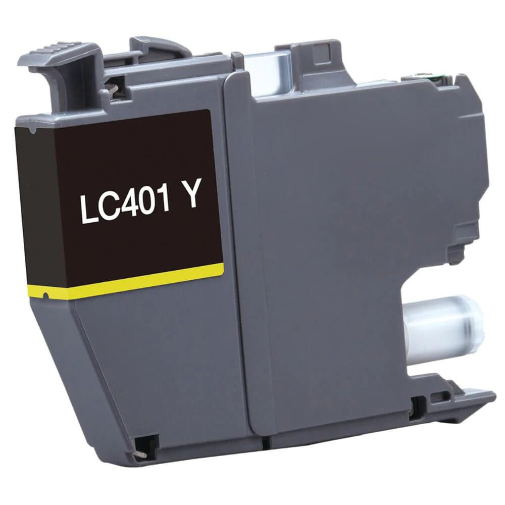 BROTHER LC401XLY HI YLD YELLOW INK CARTRIDGE