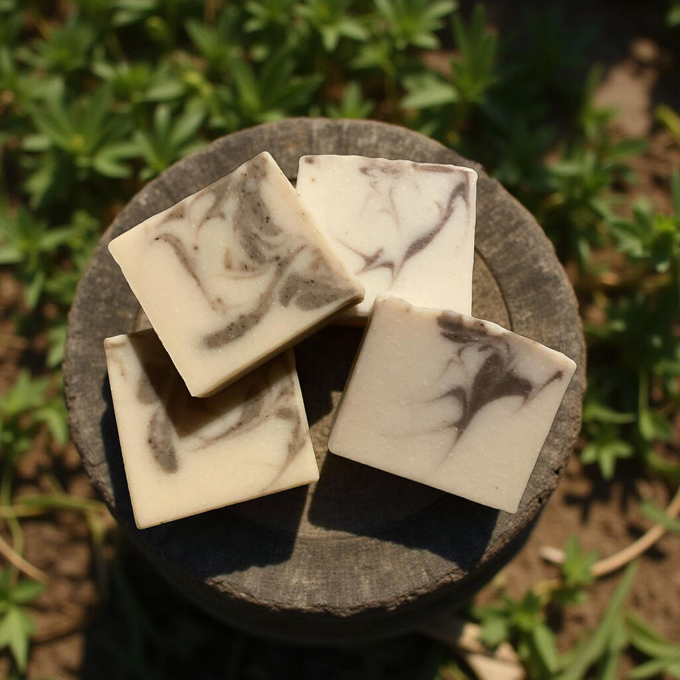 Gone with the Wind – Lightweight Hazelnut Shampoo Bar for Clarity, Lift & Scalp Balance