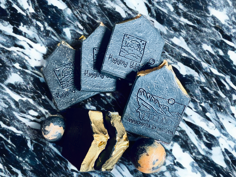 Emberveil – Bamboo Charcoal & Pumpkin Seed Soap with Silk and Rice Milk