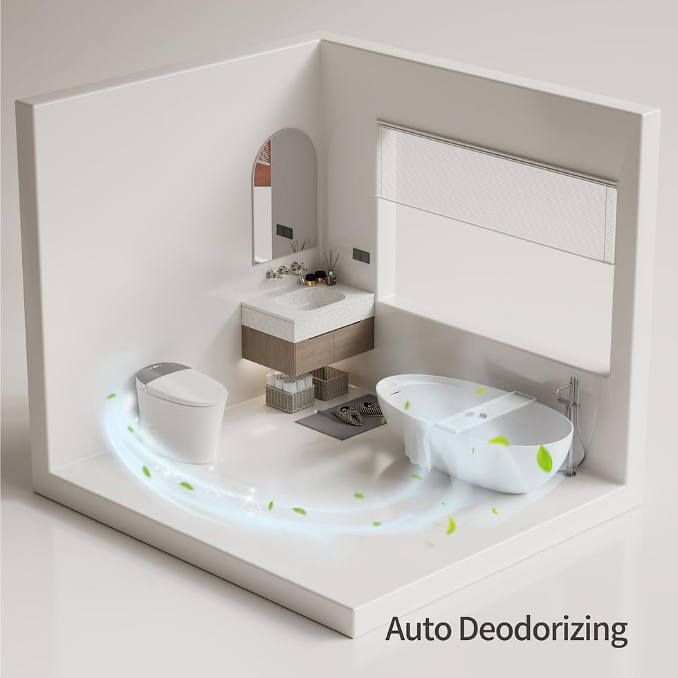 Thumbnail: CANEST Smart Toilet with Bidet Built in, Dual-Flush 1.1/1.6GPF with 17" ADA C...