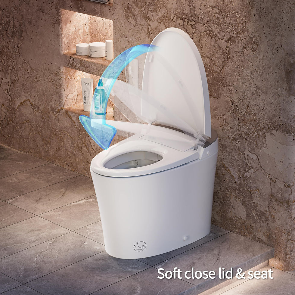 Thumbnail: CANEST Smart Toilet with Bidet Built in, Dual-Flush 1.1/1.6GPF with 17" ADA C...