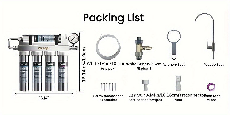 Thumbnail: U1 Stainless Steel Ultrafiltration Water Purifier - Grade 5 Filtration System, R