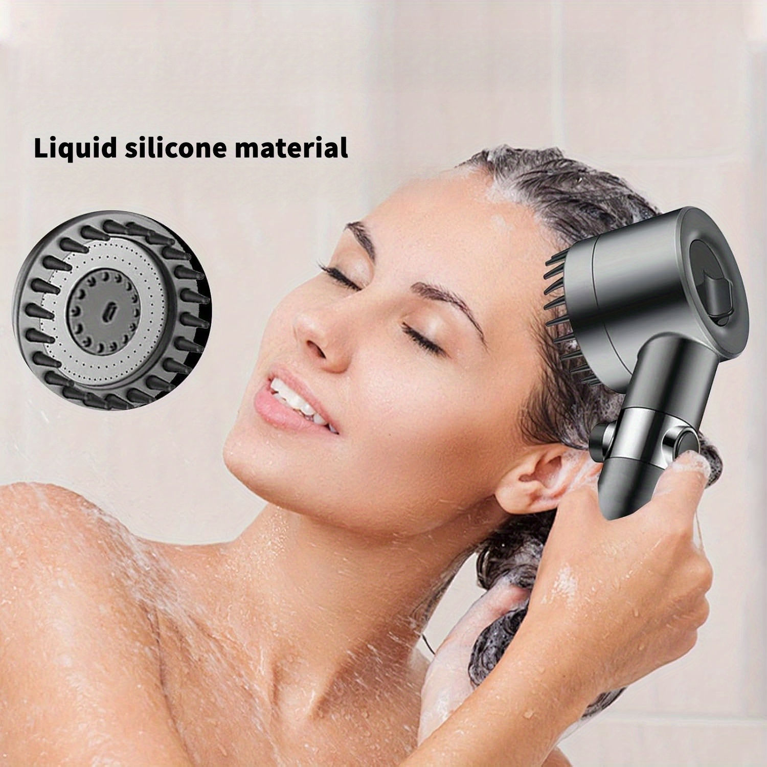 2025 New Ion Drop Shower Head with Handheld Filter, Multiple Spray Modes Turbo B