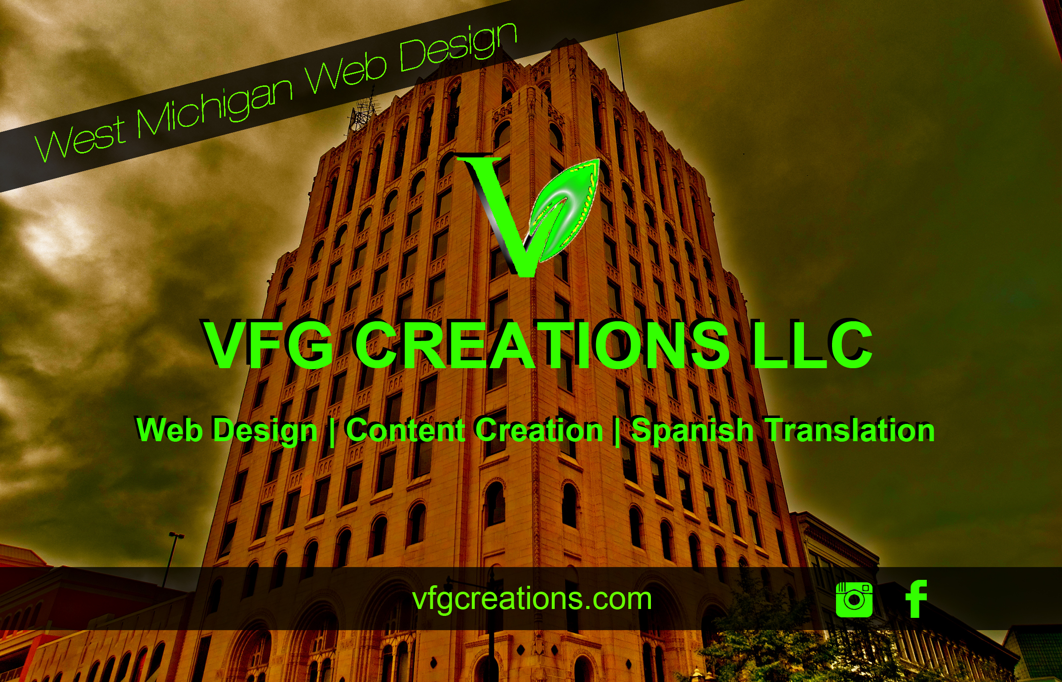 VFG Creations LLC - Web Design, Spanish Translation - Grand Rapids MI