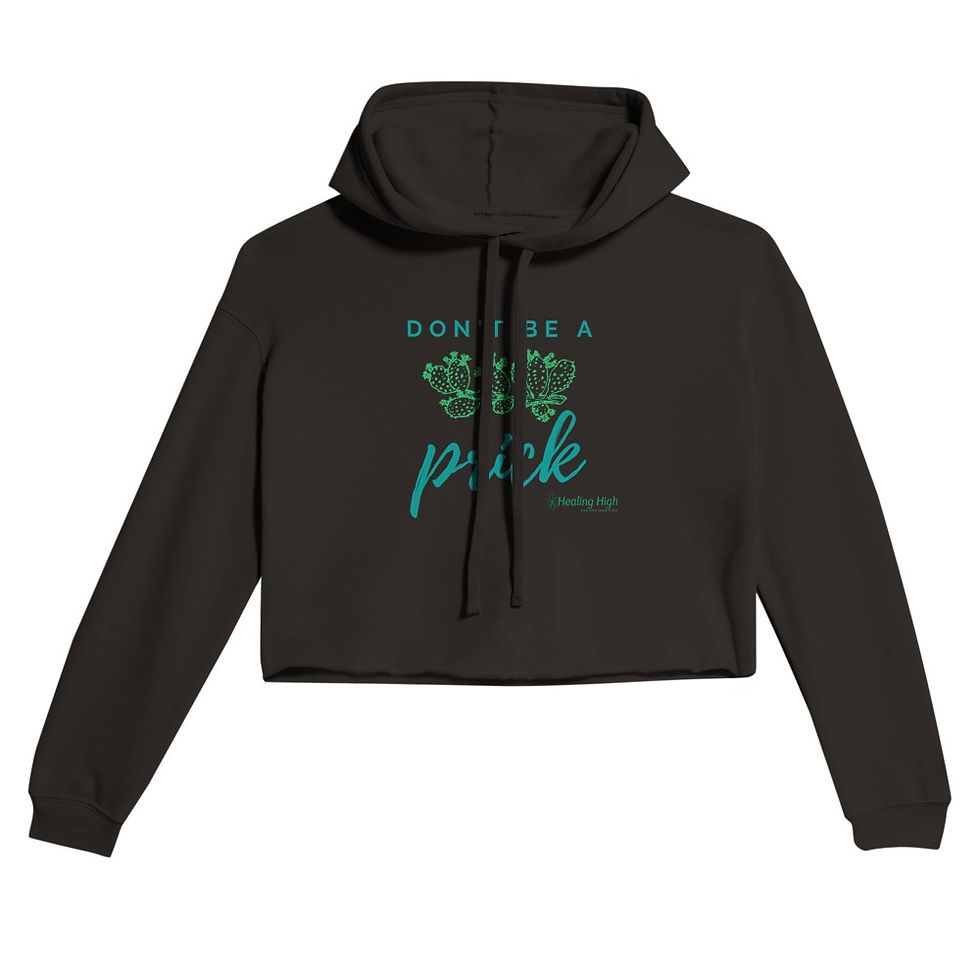 Thumbnail: Women's Cropped Hoodie | Don't Be A Prick