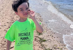 Young student at a school outing