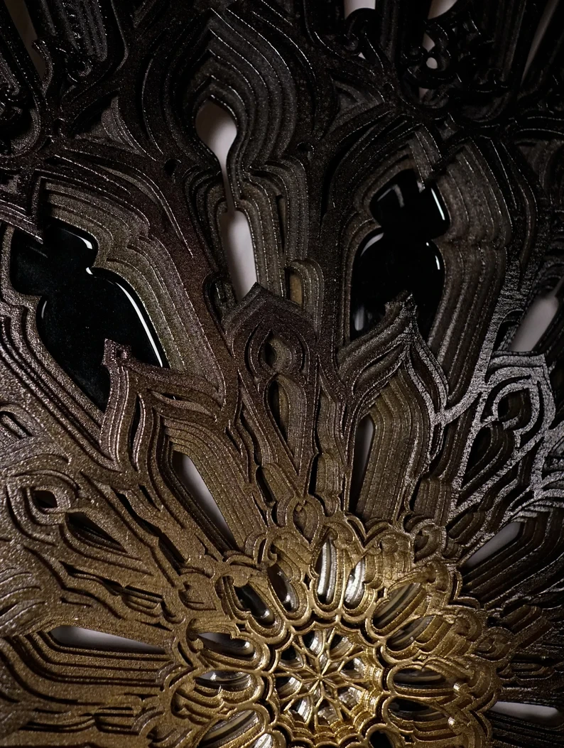 Thumbnail: Original Corvus Wooden Wall Sculpture