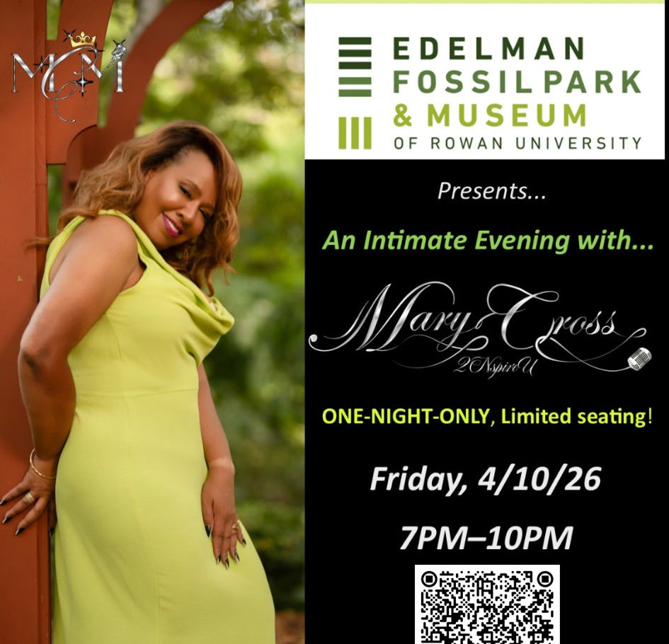 An Intimate Evening of Song and Conversation at the beautiful Edelman Fossil Museum in Sewell, New Jersey