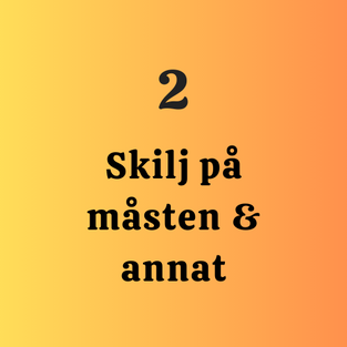 Sparande och budget