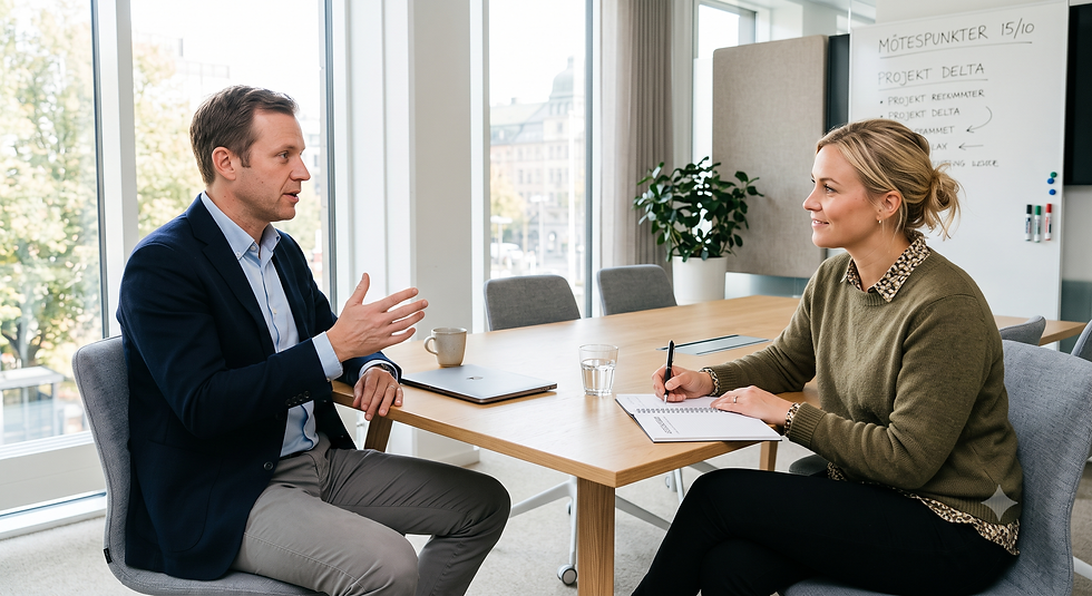 Kundmöte - konsultativ försäljning