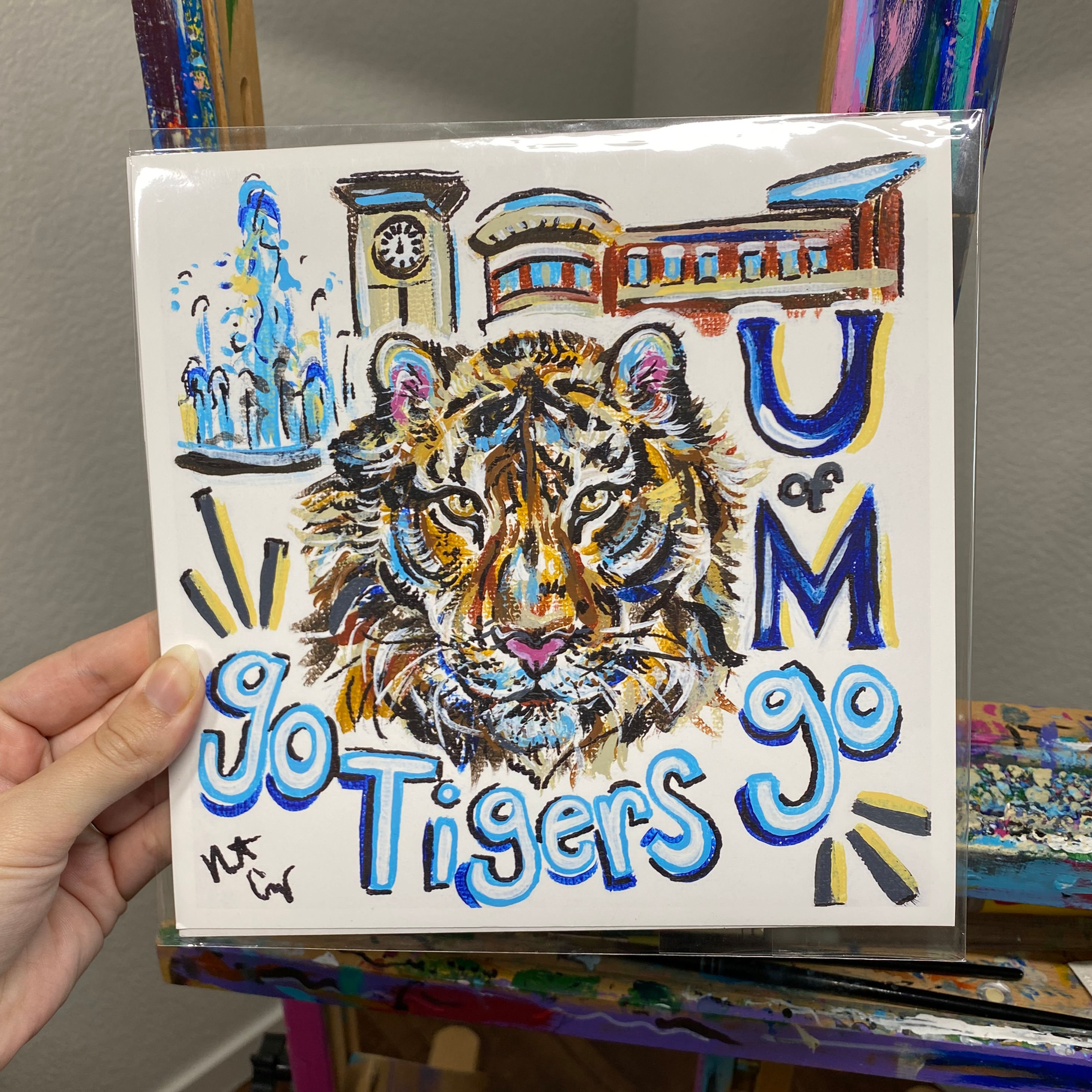 Memphis Tiger Fine Art Print