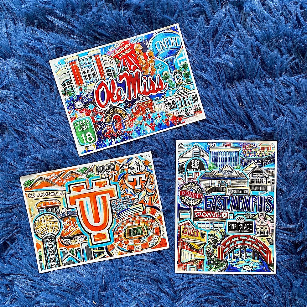 Thumbnail: Pop Art Collegiate Magnets