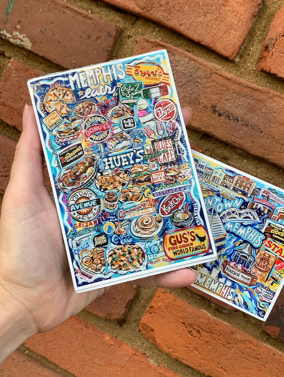 Thumbnail: “Memphis Eats” Food Collage Magnet