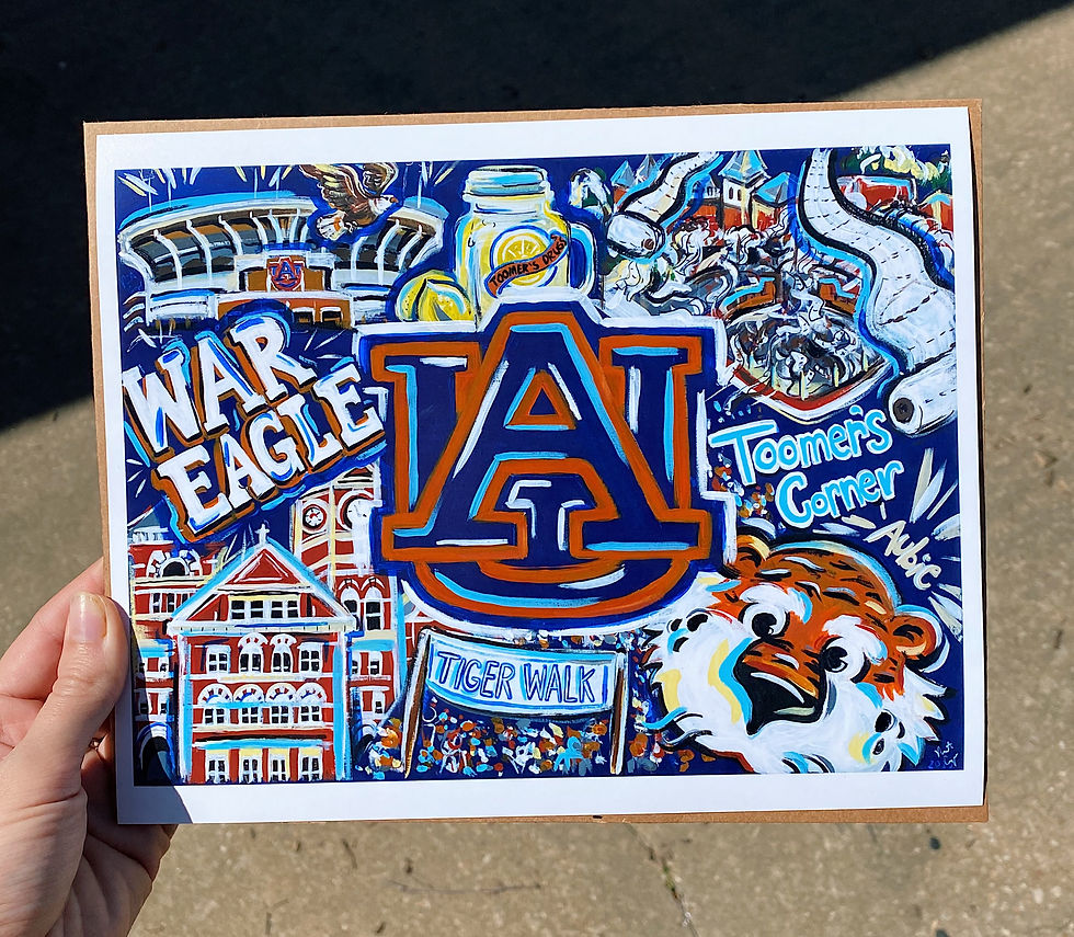 Thumbnail: Auburn Fine Art Print