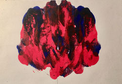 Red and Blue Flower II
