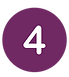 Number 4 in a dark purple circle