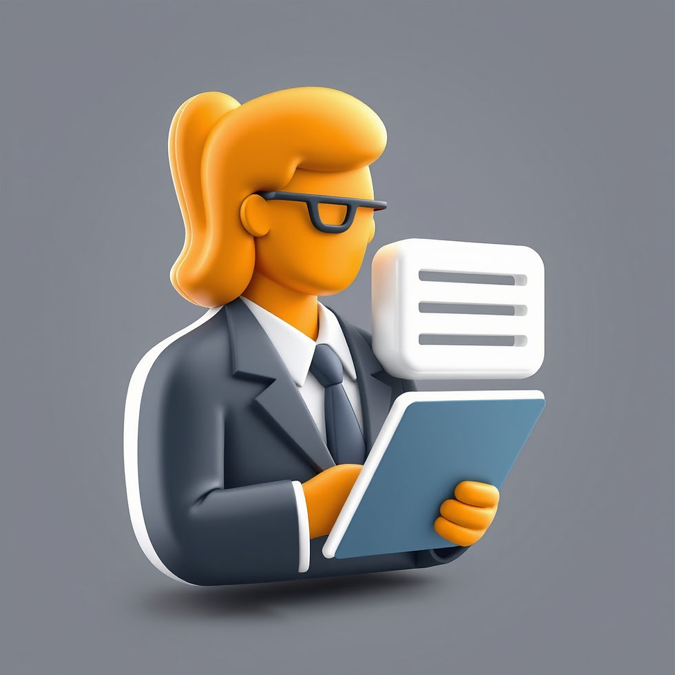 3D professional icon for hr consulting services