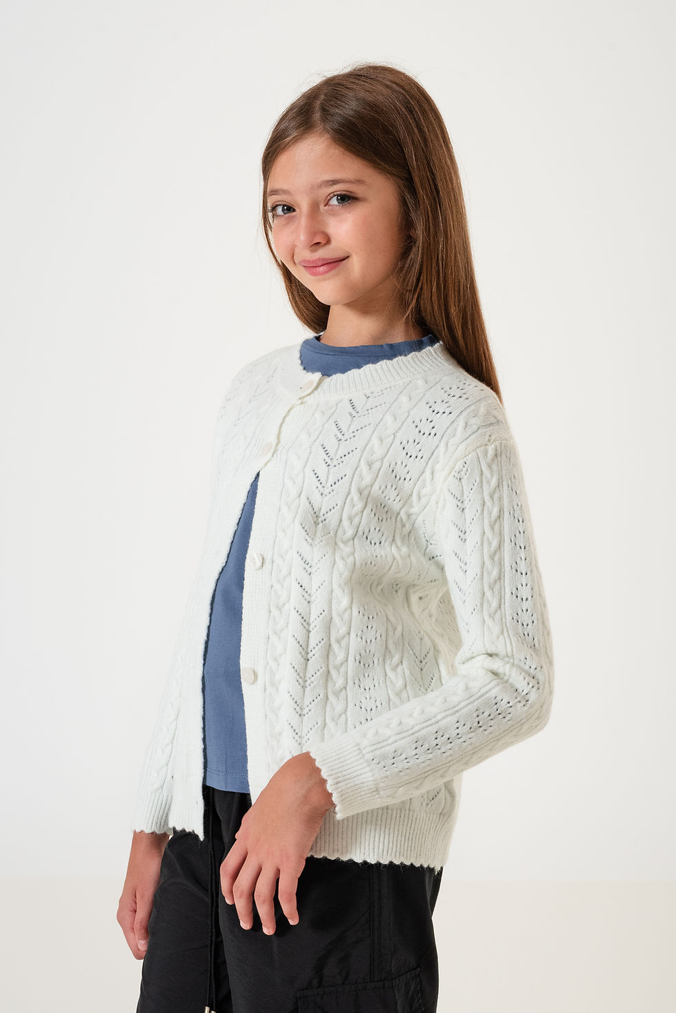 Miniatura: Cardigan Trenzado
