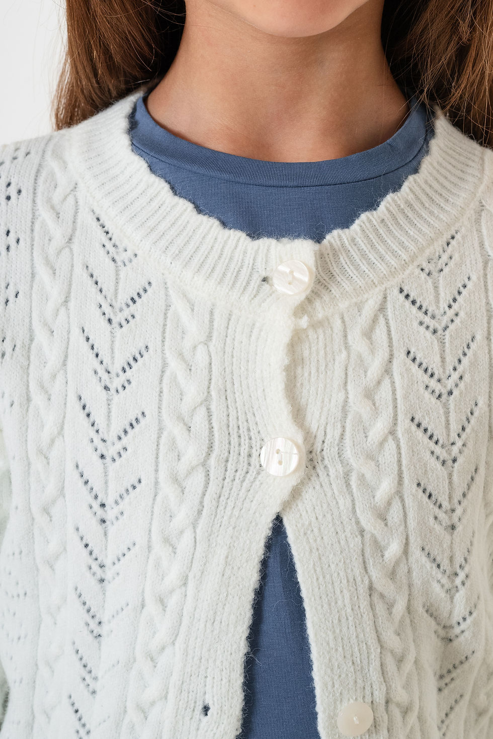 Miniatura: Cardigan Trenzado