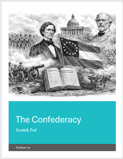 Examining the Confederate Government Worksheet & Reading