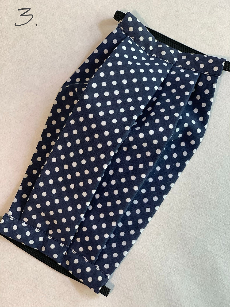 Thumbnail: Facial Mask 100% triple layers Cotton, Pocket filter, handmade, Washable