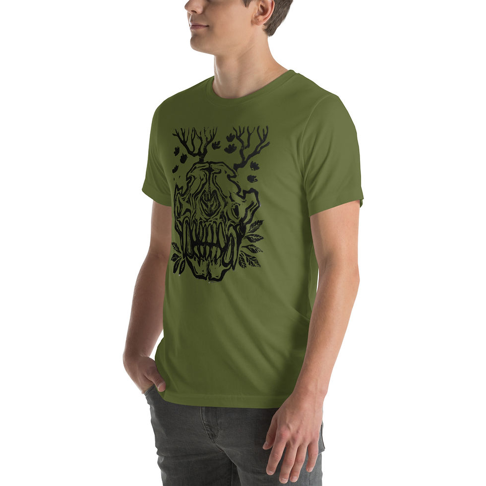 Thumbnail: 'Arbor Skull' Unisex t-shirt