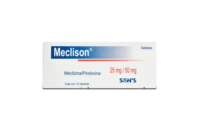 MECLOZINA / PIRIDOXINA/LIDOCAINA 25MG/50MG/20MG SOLUCION INYECTABLE 1 AMPOLLETA