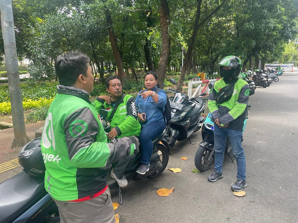 Informal scoping with taxi drivers.