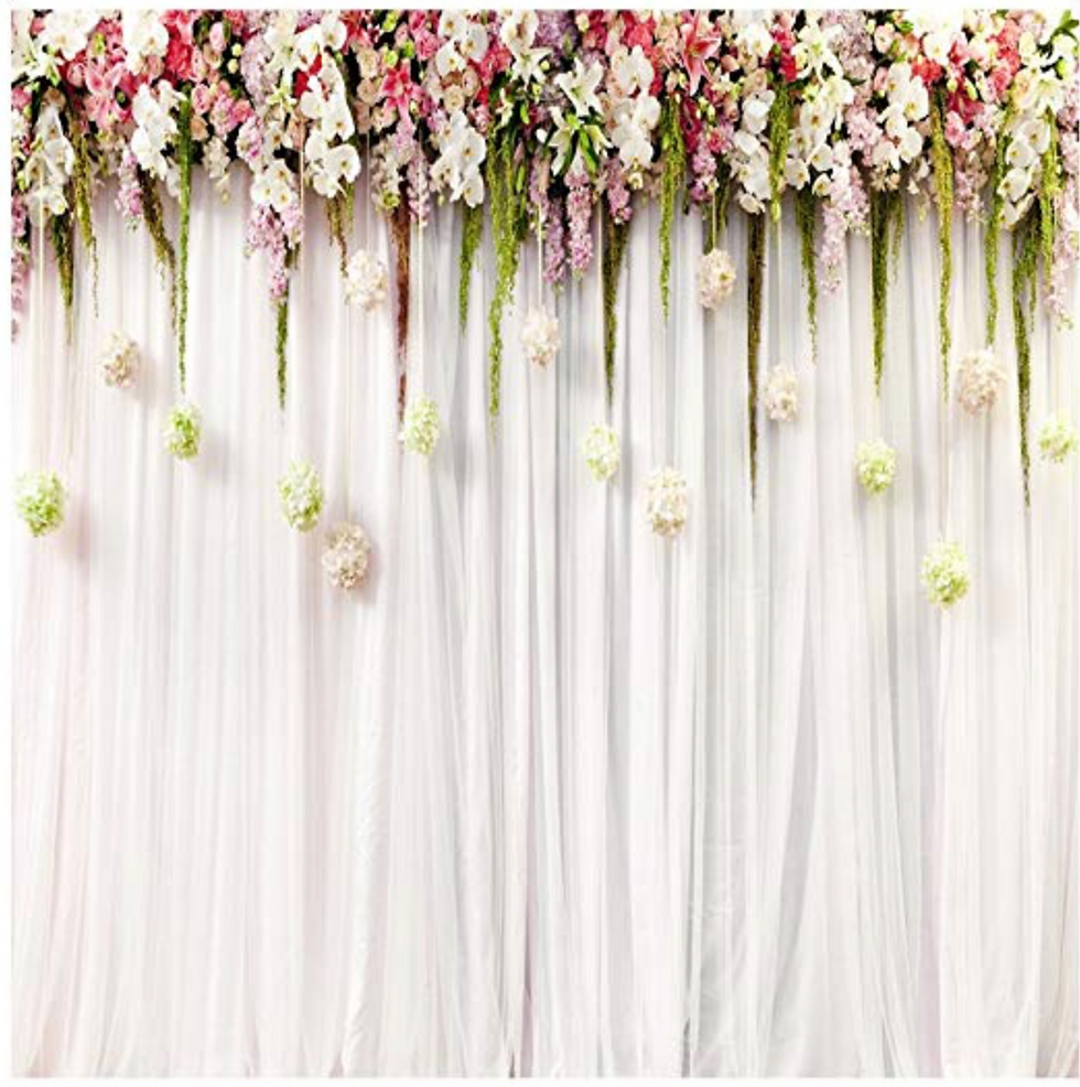 floral drape