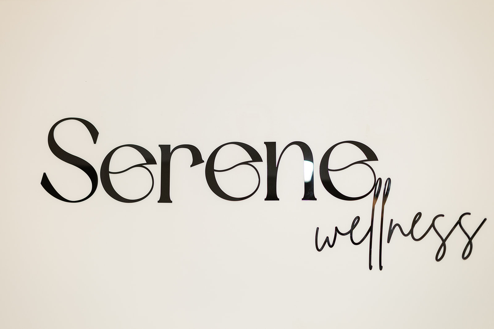 Clean, professional medical spa treatment room with neutral tones at Serene Head & Wellness Spa in Highland Park