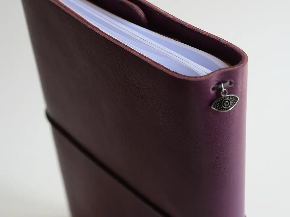 Miniature : Carnet Nuit Prune A5