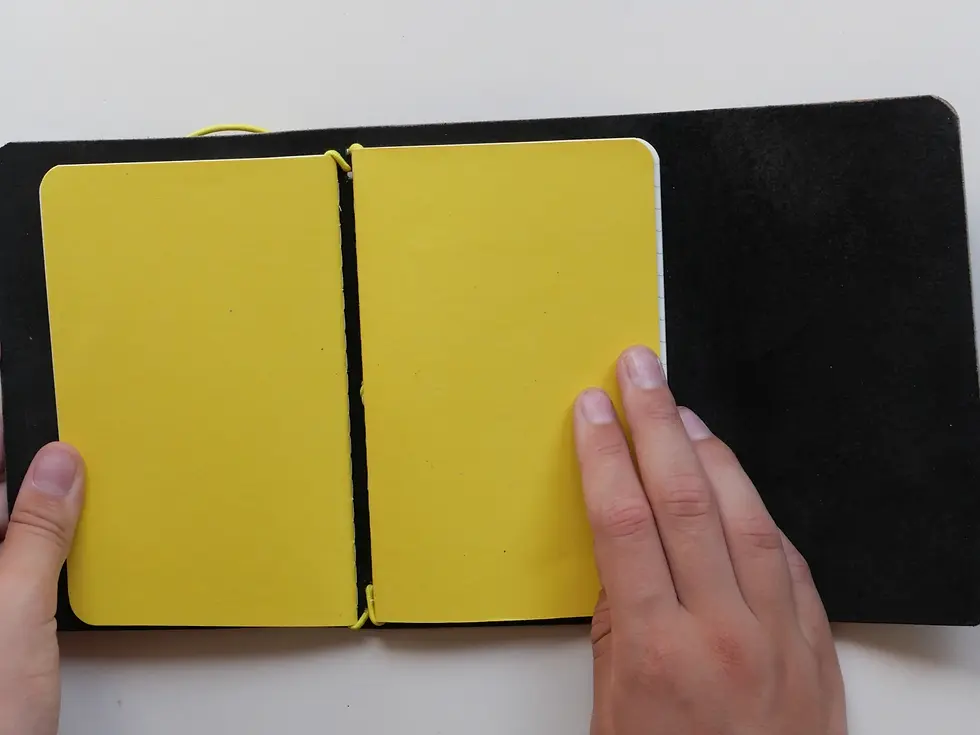 Miniature : Carnet Noir Motif Moto A6