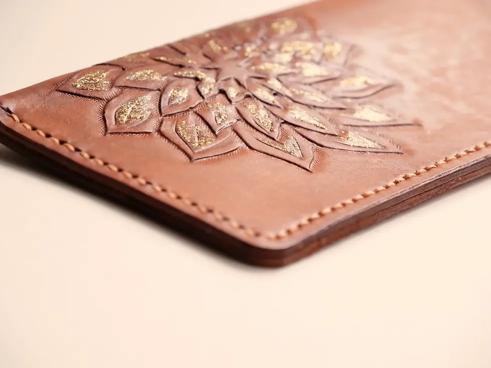 Miniature : Etui à lunettes Repoussage Fleurs #2