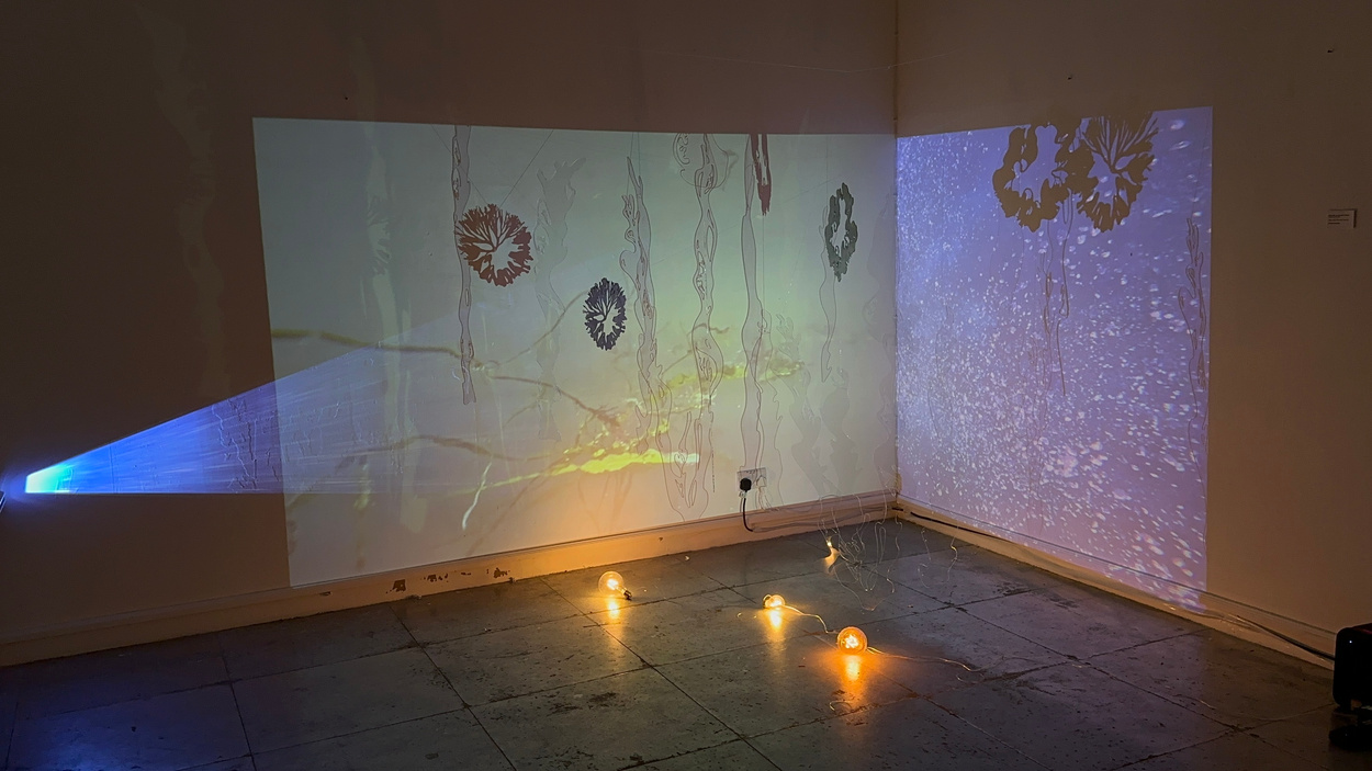 In Between the Lights, installation view
