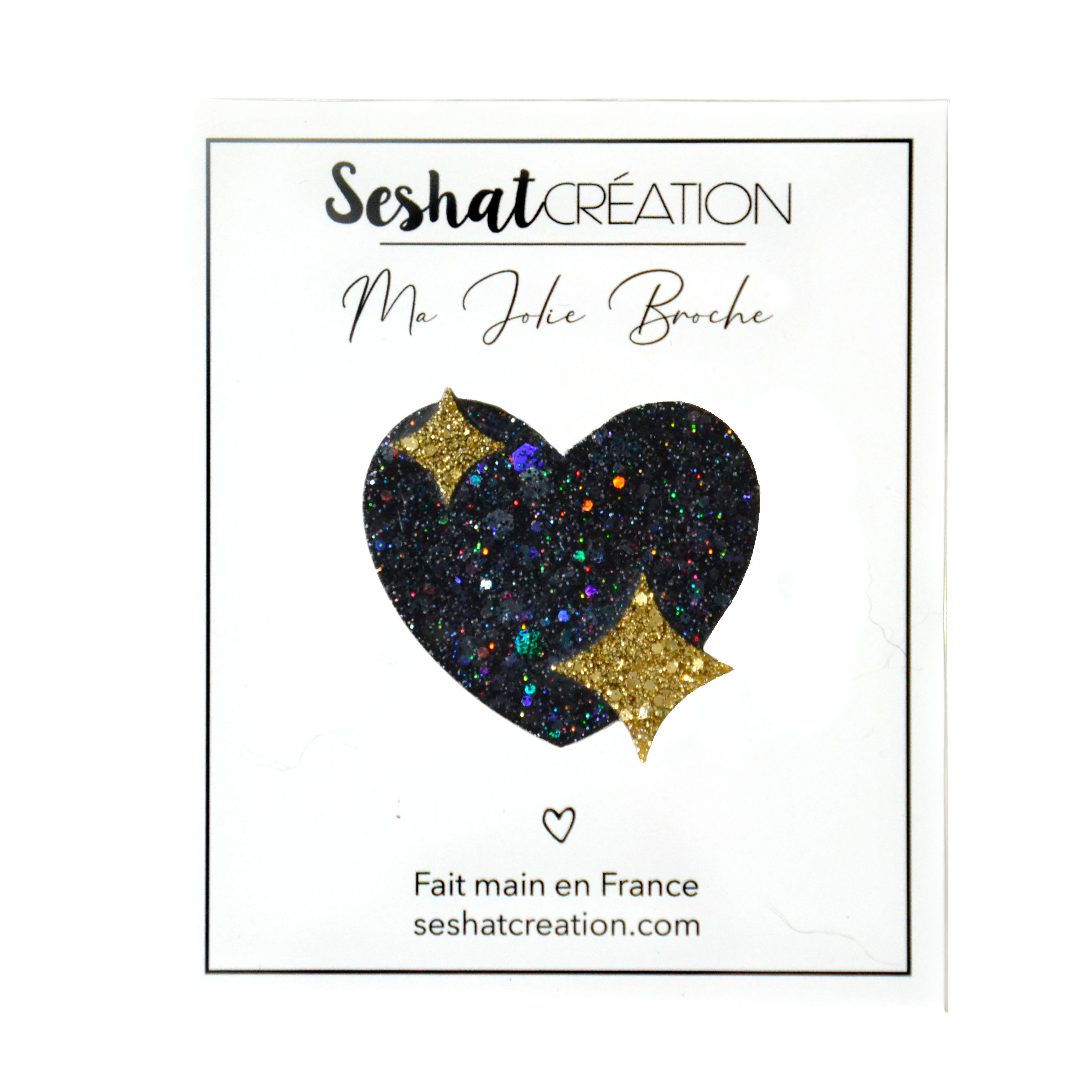 Broche Bright, couleur au choix