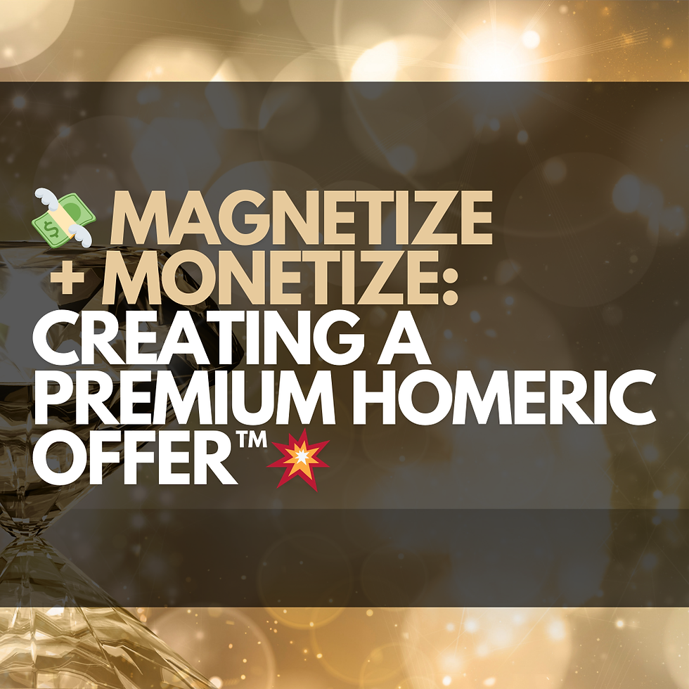 Masterclass đ¸Â Magnetize + Monetize