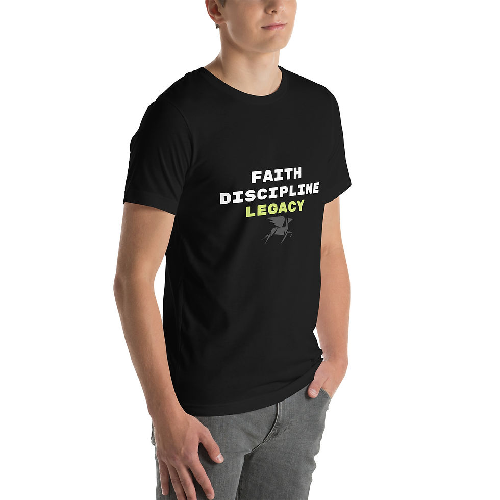 Thumbnail: Faith. Discipline. Legacy. Signature Tee 