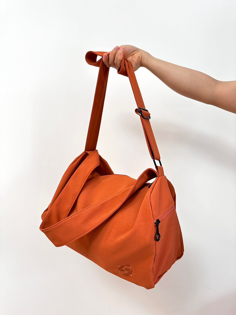 Multi-Functional Gym Bag with Shoe Compartment & Wet/Dry Separation Orange