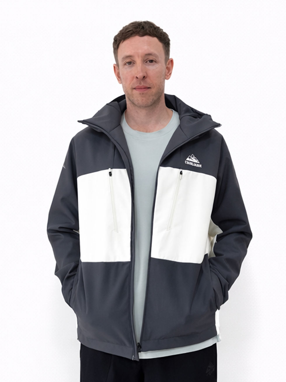 Core Mountain Windrunner Waterproof Jacket Unisex Male Model Front