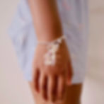 Thumbnail: Teddy Bear & Silver Bell Bracelet