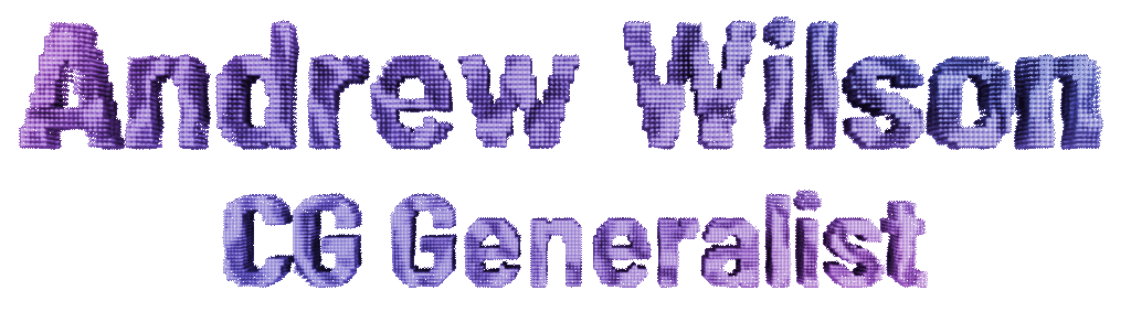 Andrew Wilson CG Generalist Logo