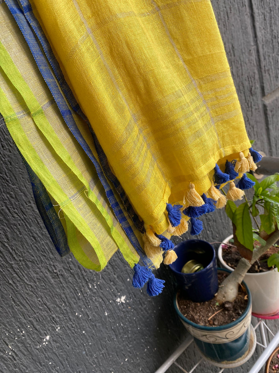 Thumbnail: Navy Blue linen kurta set