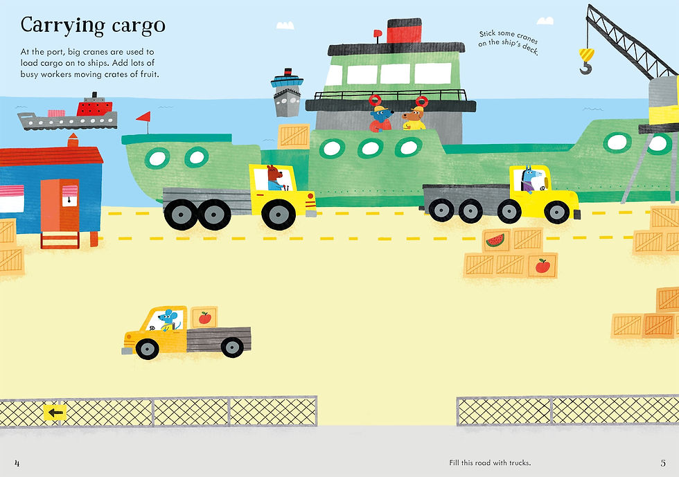 Thumbnail: Little First Stickers: Diggers and Cranes