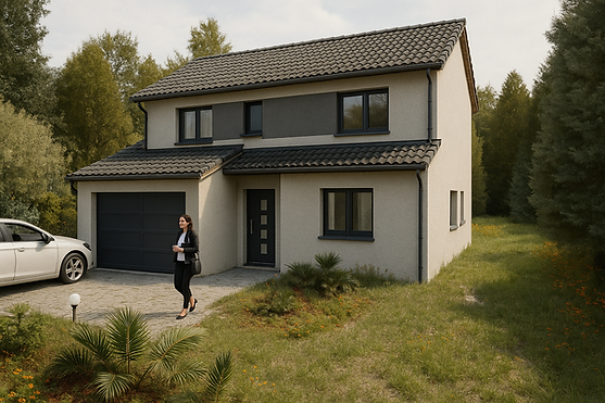 Plan 3D d'une maison