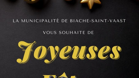 Bonnes fêtes de fin d'année !