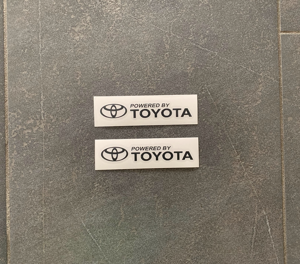 Miniaturbild: Powered by Toyota 10cm