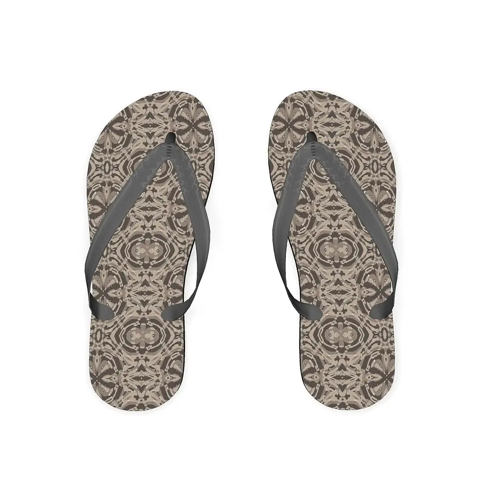 Brownie Swirl Flip Flops