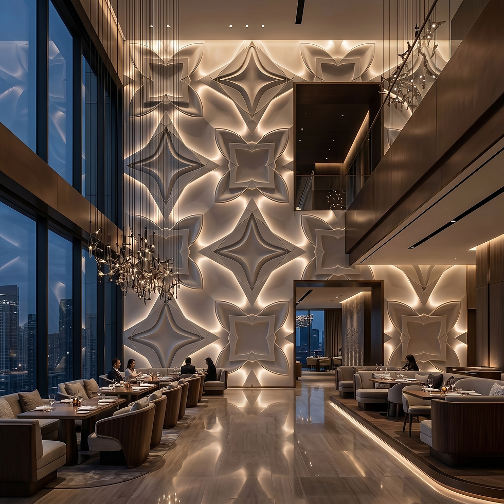 Radiant Geometric Wall System
